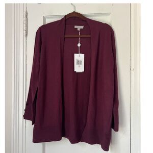 Evolution Sweater By Cyrus Myna Women’s Button Sleeve Open Cardigan Size XS